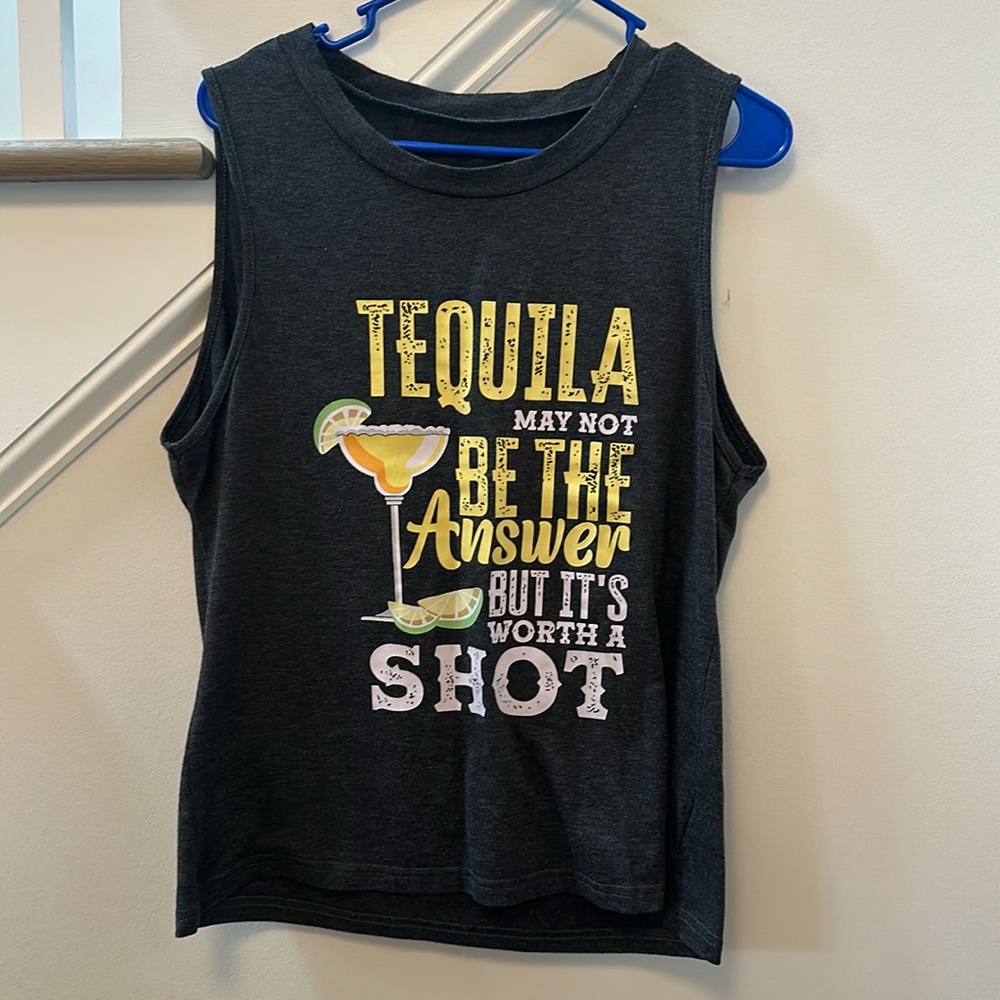 Graphic Tee Tank Top women’s size large - Picture 1 of 4